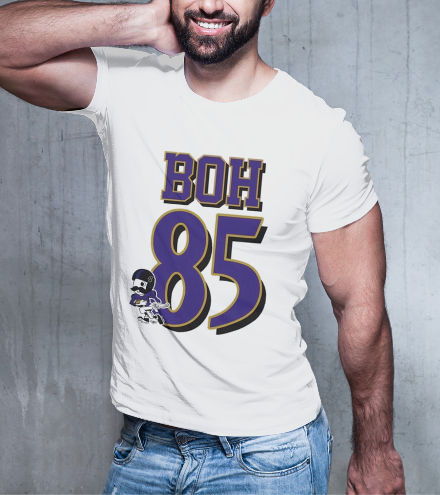BOH 85 Game Day Football Player T-Shirt