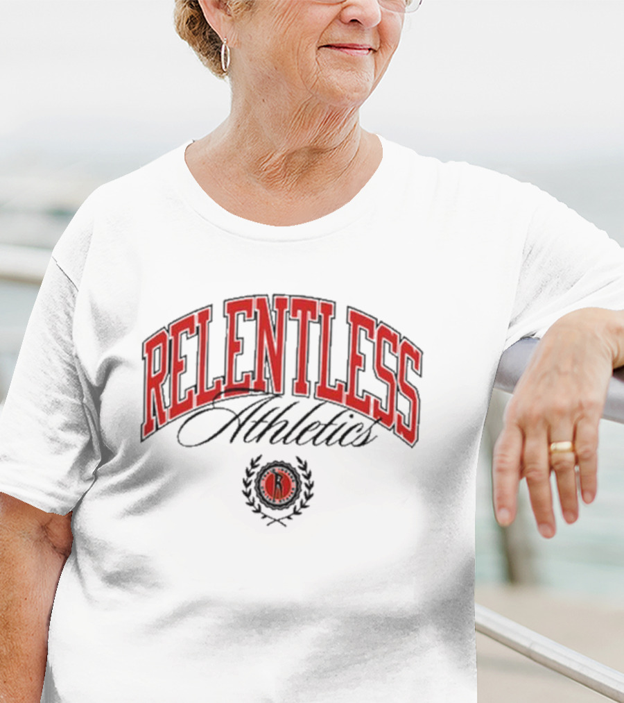 Relentless Athletics Jesse James West Logo Badge T-Shirt