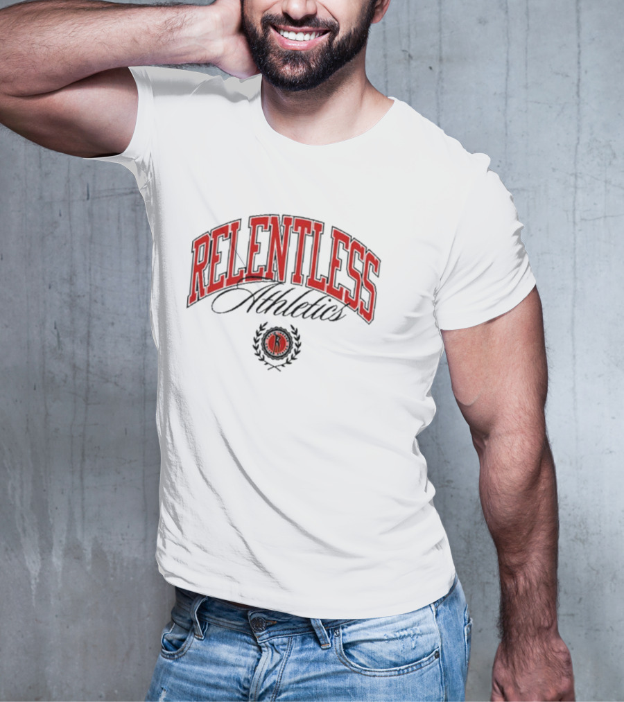 Relentless Athletics Jesse James West Logo Badge T-Shirt