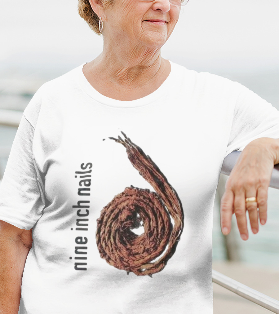 Nine Inch Nails Rope Coil Black T-Shirt