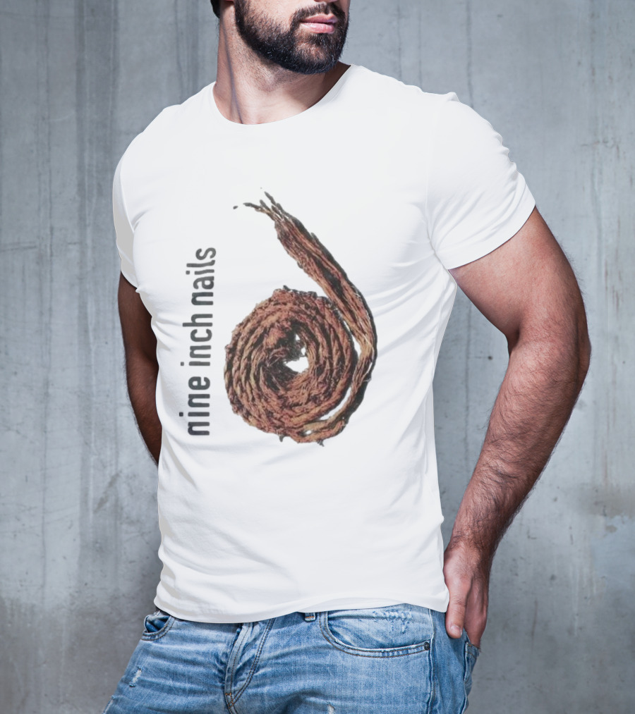 Nine Inch Nails Rope Coil Black T-Shirt