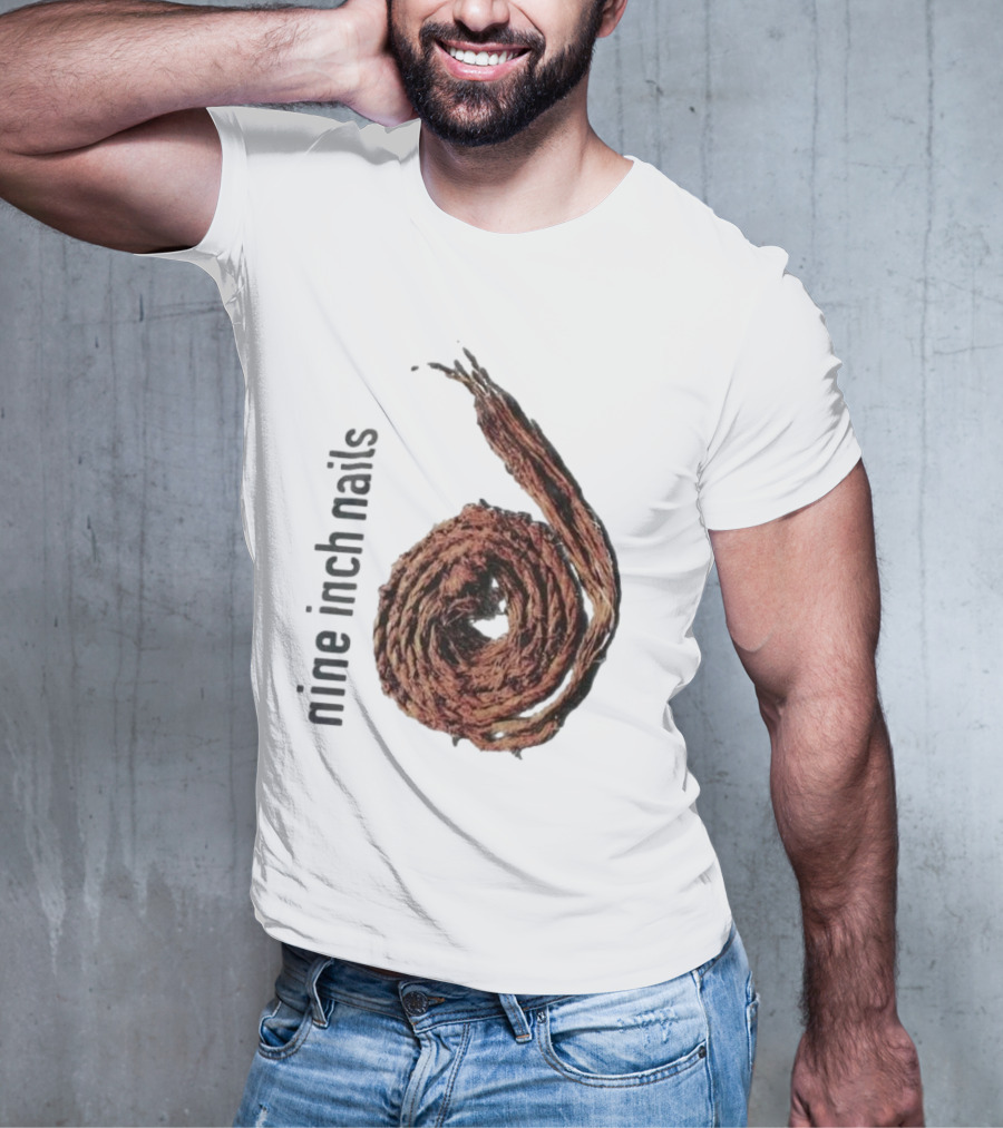 Nine Inch Nails Rope Coil Black T-Shirt