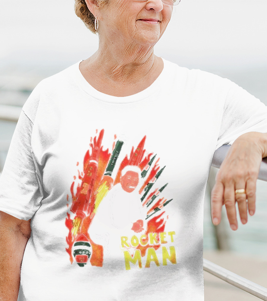 Penkmatters Rocket Man Korean Leader With Missiles T-Shirt