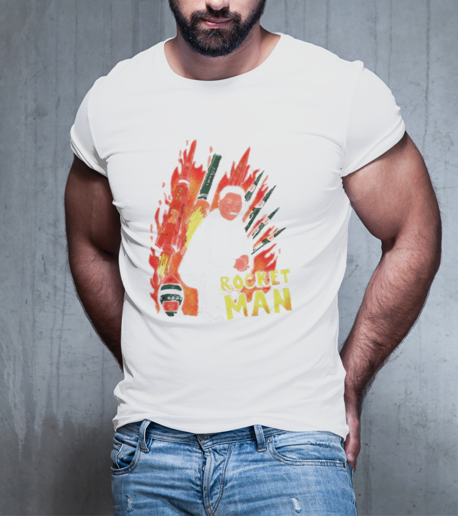 Penkmatters Rocket Man Korean Leader With Missiles T-Shirt