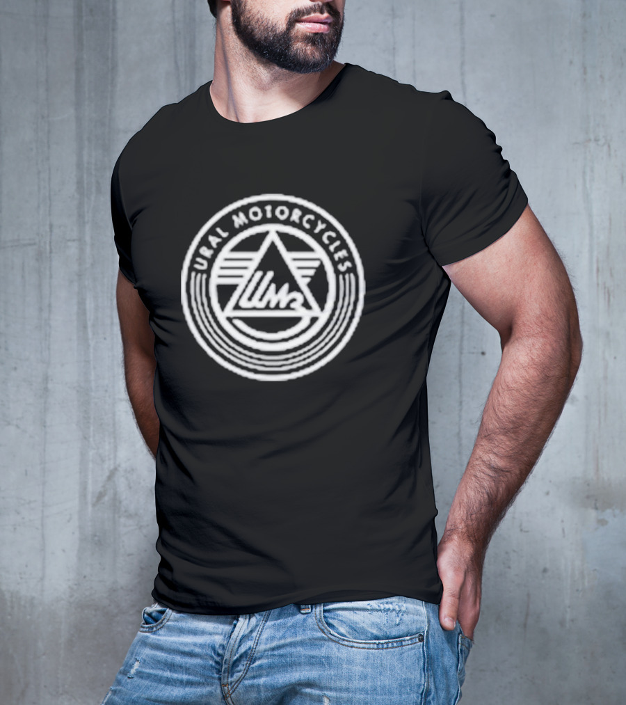 URAL MOTORCYCLES VINTAGE USSR STYLE LOGO CIRCLE T-Shirt