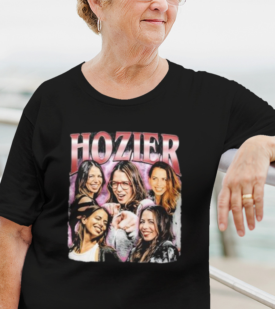 Hozier Melodyprints Laura Smiling Women Collage T-Shirt