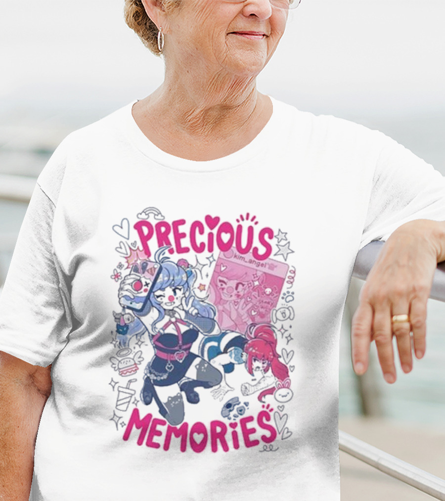 Precious Memories Kim_angel Anime Gaming Aesthetic T-Shirt