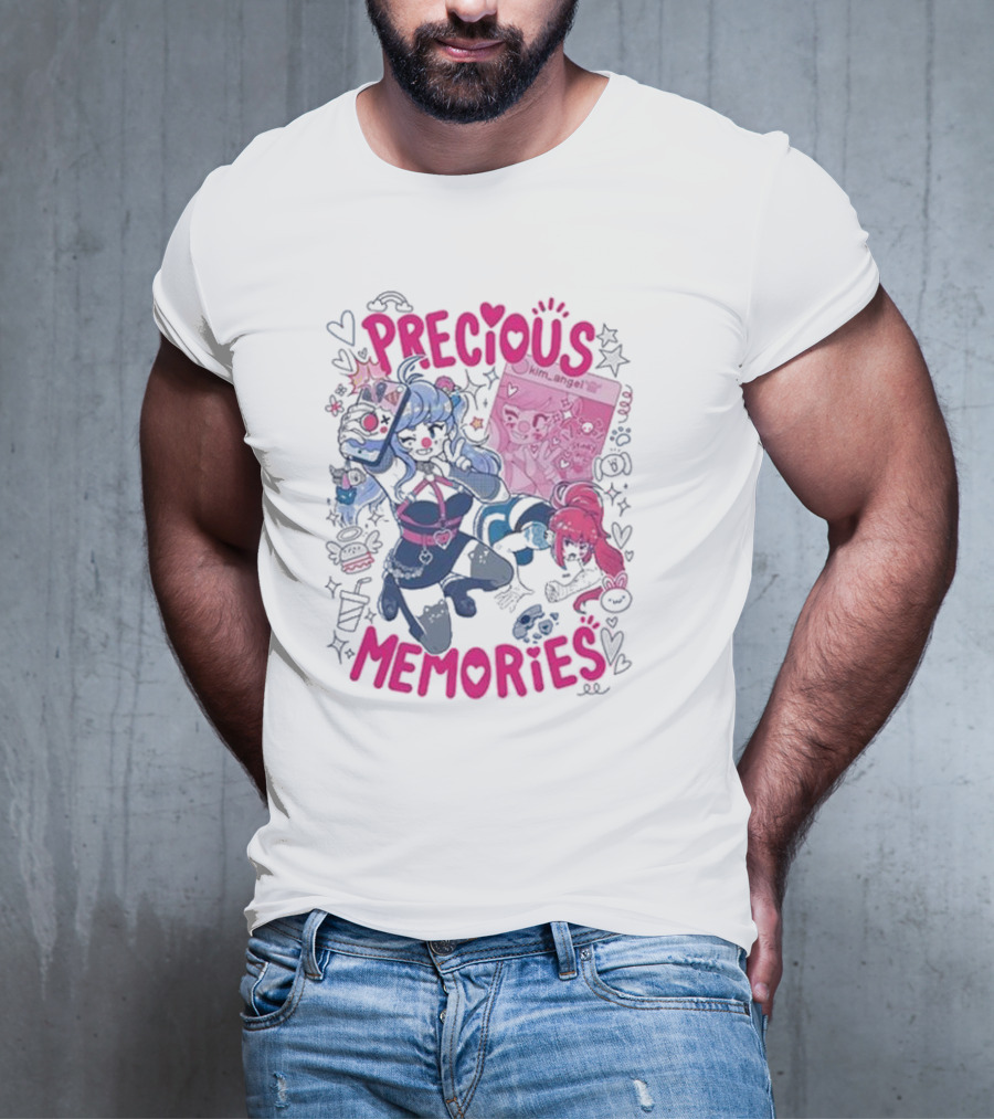 Precious Memories Kim_angel Anime Gaming Aesthetic T-Shirt