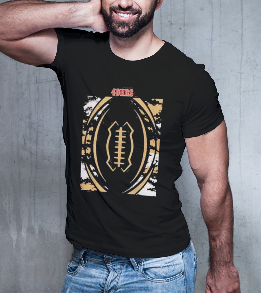 San Francisco 49ers 49ers Football Oval T-Shirt