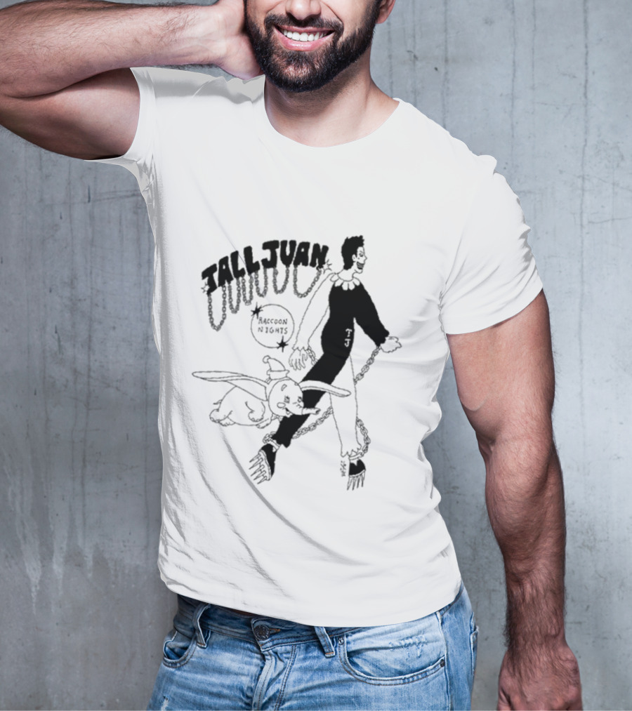 Tall Juan Raccoon Nights With Dumbo Character T-Shirt