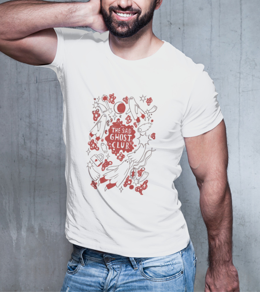 The Sad Ghost Club Moon Bats And Stars T-Shirt