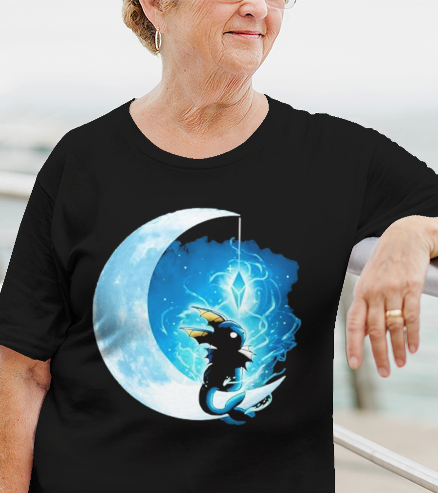 Water Stone Moon Dragon Vallina84 T-Shirt