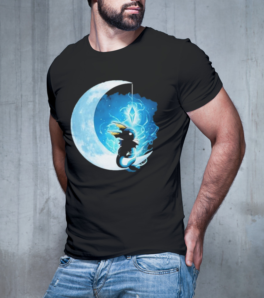 Water Stone Moon Dragon Vallina84 T-Shirt