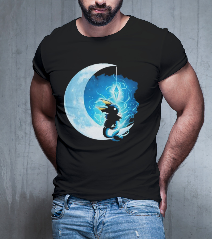 Water Stone Moon Dragon Vallina84 T-Shirt