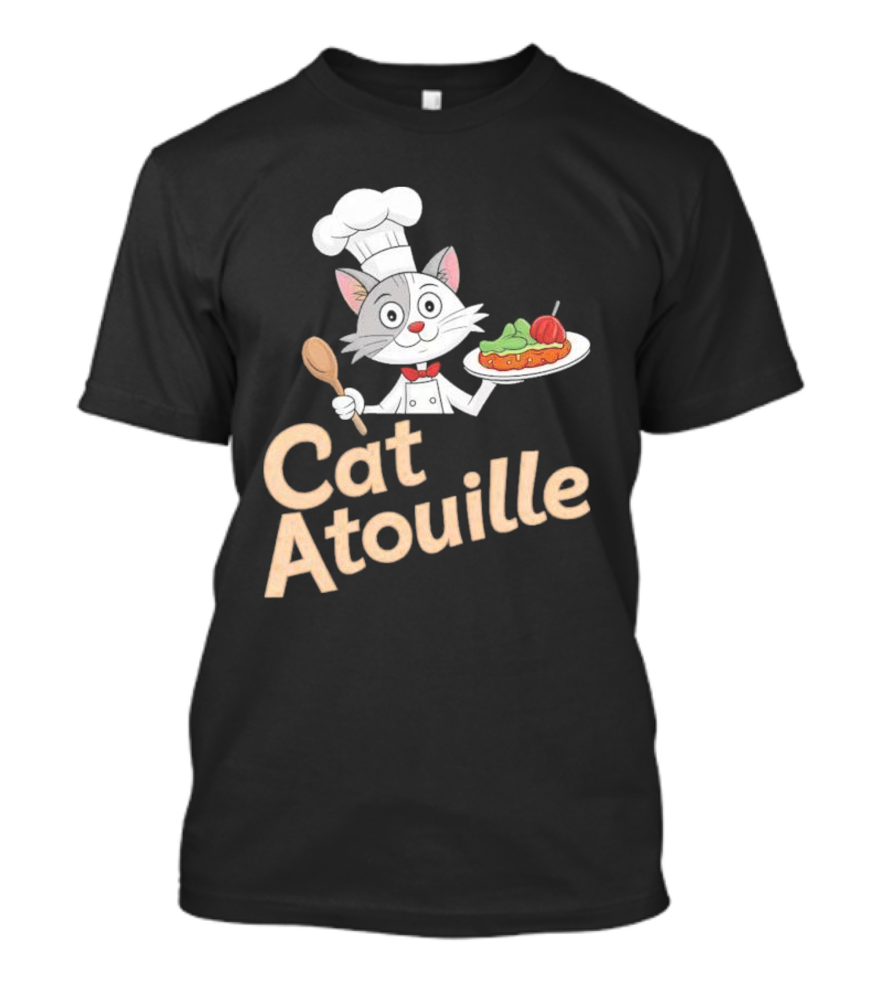 Cat Atouille Chef Cat With Ratatouille T-Shirt