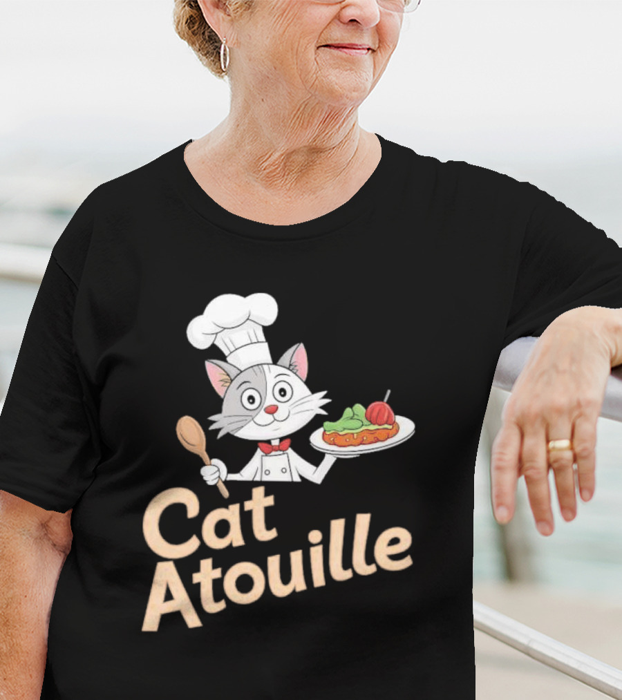 Cat Atouille Chef Cat With Ratatouille T-Shirt
