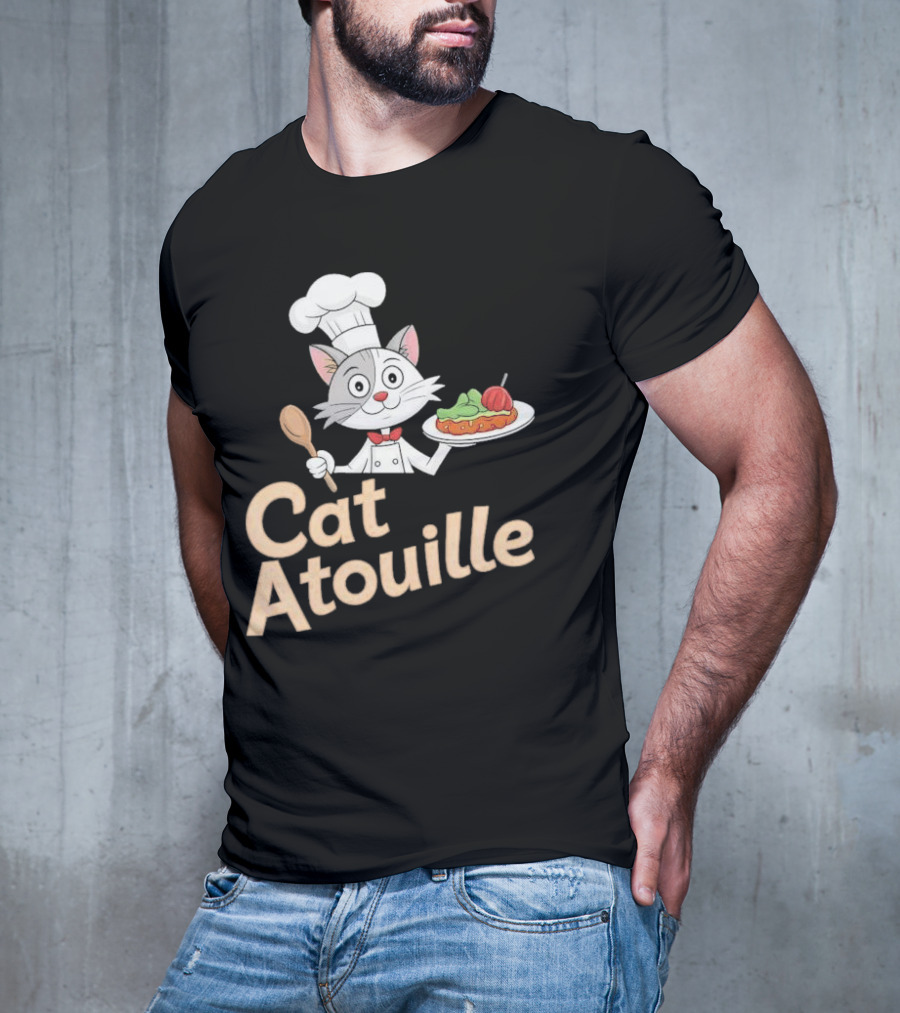 Cat Atouille Chef Cat With Ratatouille T-Shirt