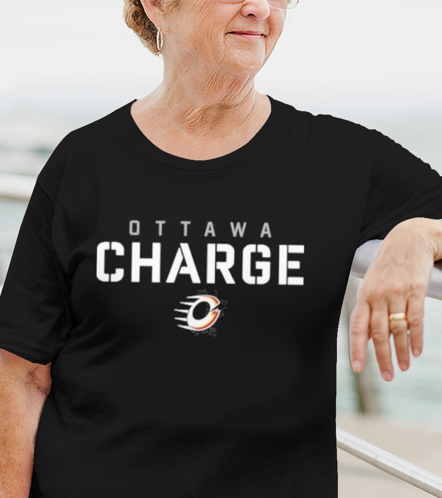 Brianne Jenner Ottawa Charge Royalty Elevated Logo T-Shirt
