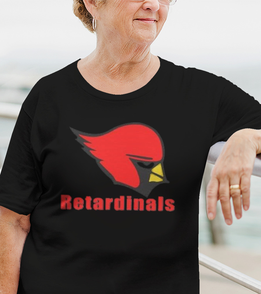 Arizona Retardinals Red Birdhead T-Shirt