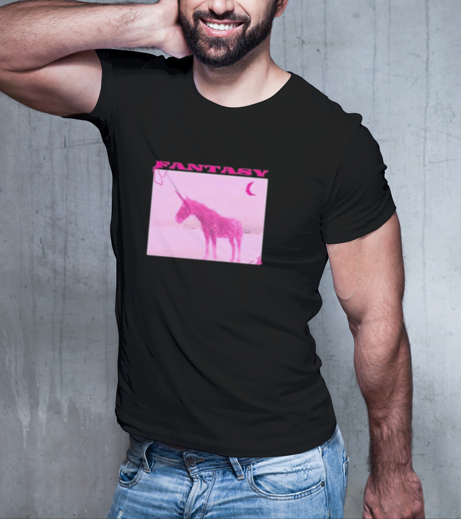Fantasy Pink Unicorn Indigo De Souza T-Shirt