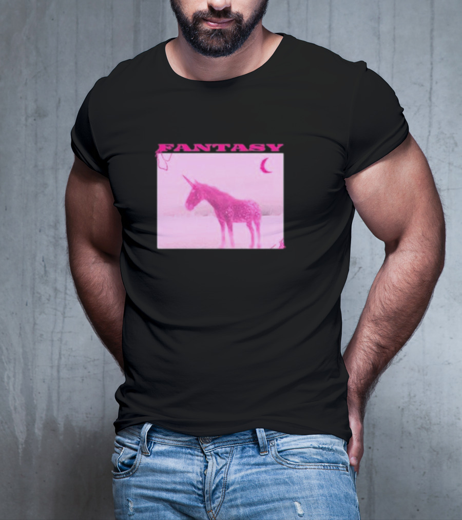 Fantasy Pink Unicorn Indigo De Souza T-Shirt