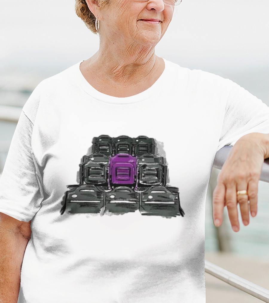 We Gotta Believe The Purple Seat Amidst Black Rows T-Shirt