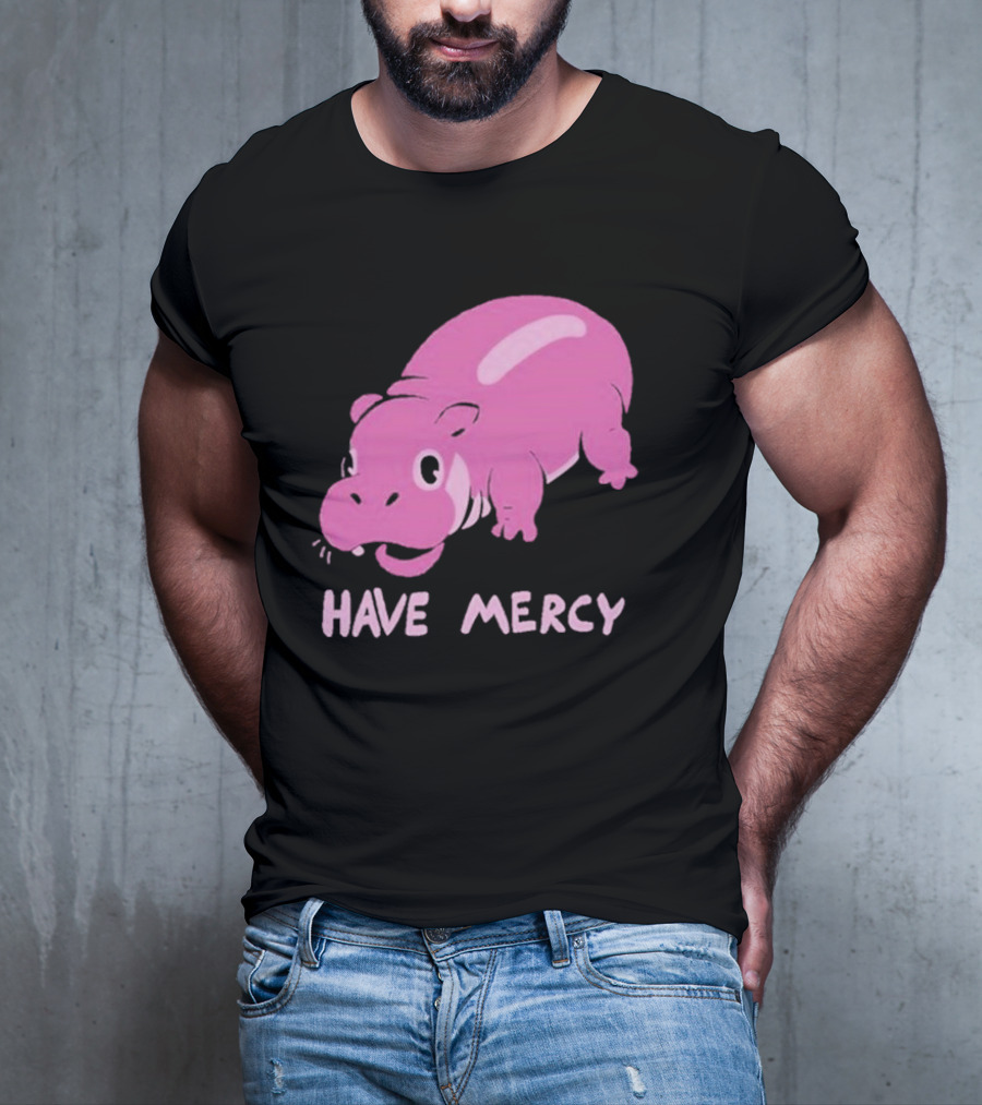 Have Mercy Pink Hippo T-Shirt
