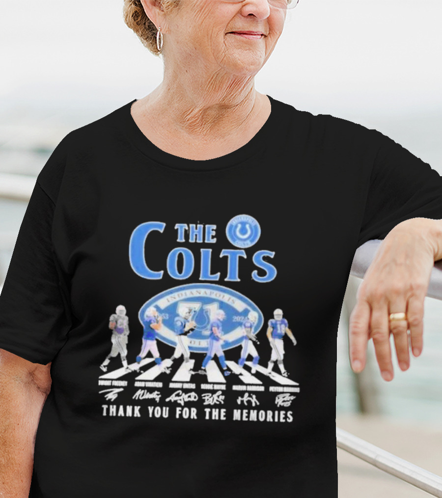 The Colts Indianapolis Colts Legends Thank You For The Memories T-Shirt