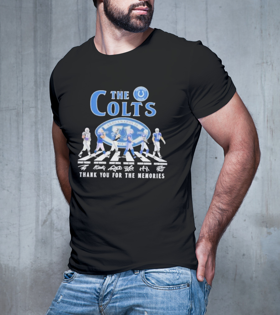 The Colts Indianapolis Colts Legends Thank You For The Memories T-Shirt