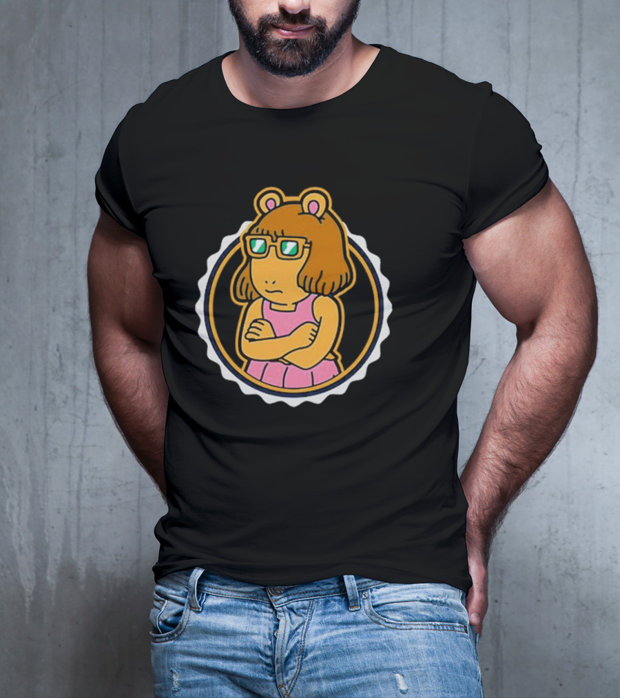 Retrokid X Arthur Minnie Read Crossed Arms Iconic Character T-Shirt