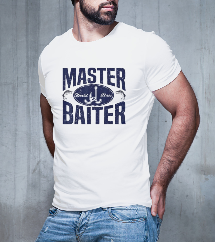 World Class Master Baiter Fishing Bait Hooks T-Shirt