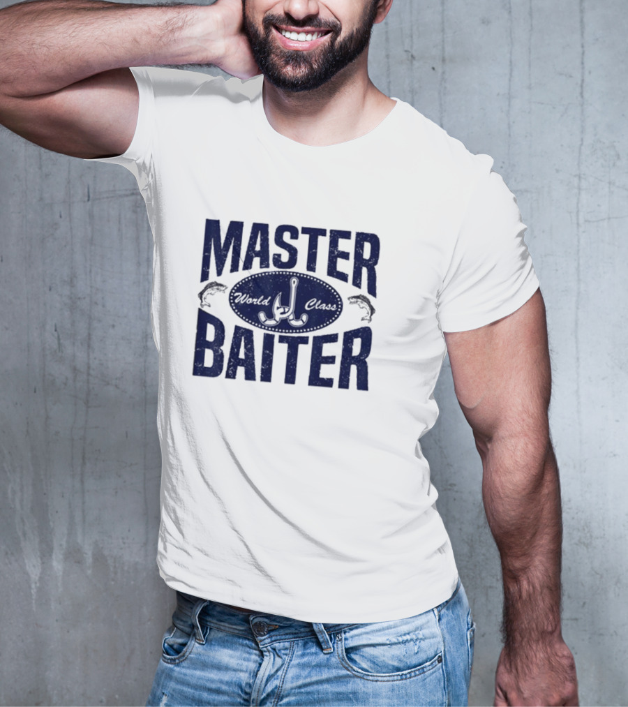 World Class Master Baiter Fishing Bait Hooks T-Shirt