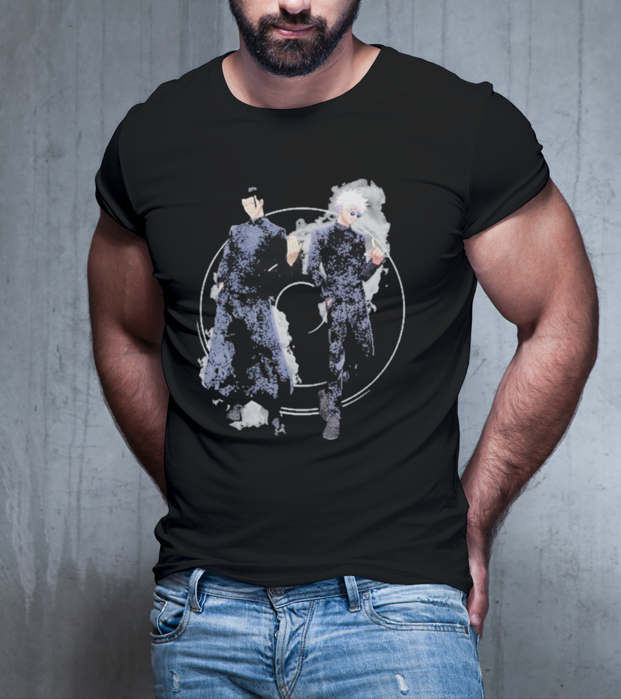 Jujutsu Kaisen Gojo Geto Betta Fish Circle T-Shirt