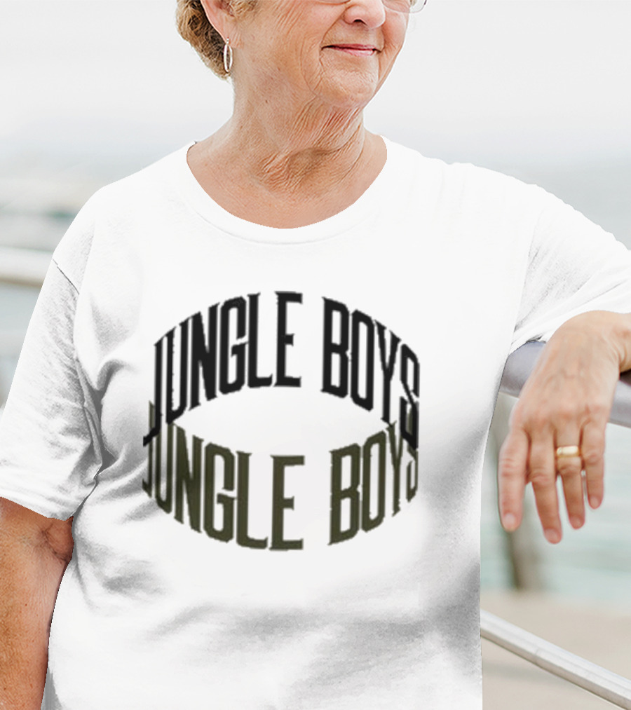 Jungle Boys 2D Optical Text Illusion T-Shirt