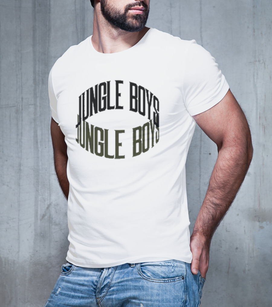 Jungle Boys 2D Optical Text Illusion T-Shirt