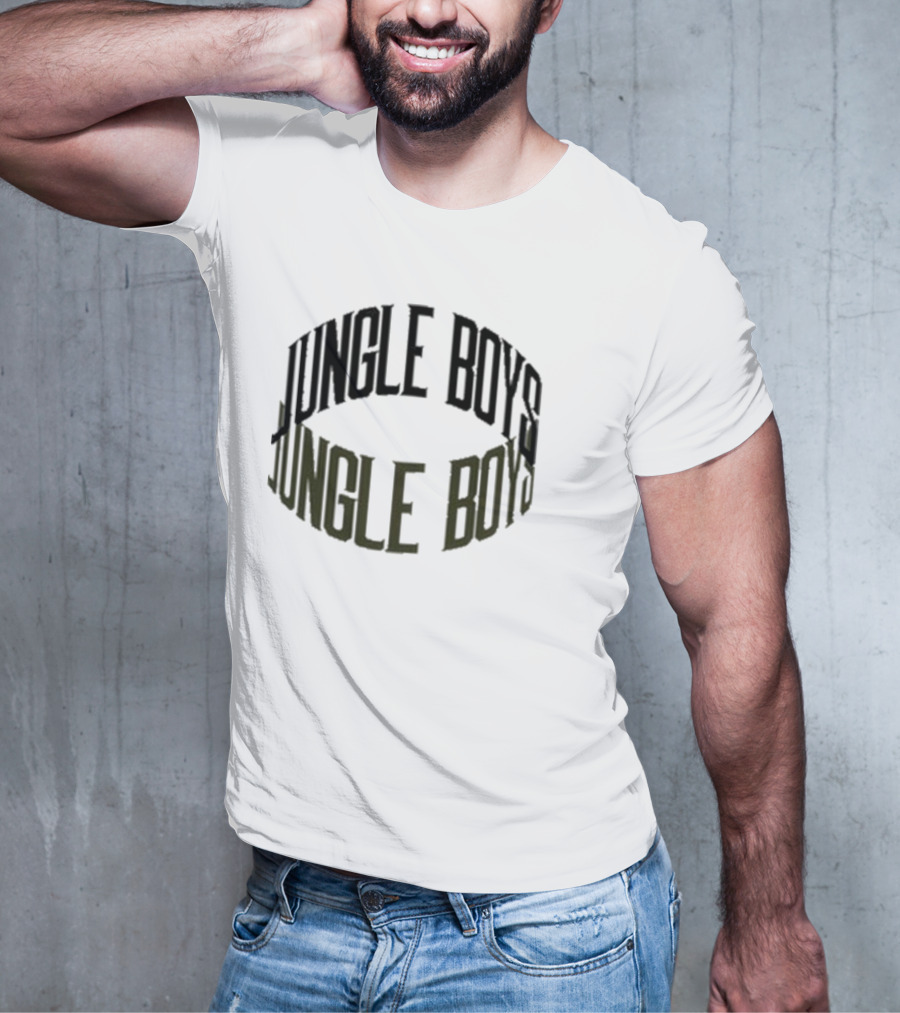 Jungle Boys 2D Optical Text Illusion T-Shirt