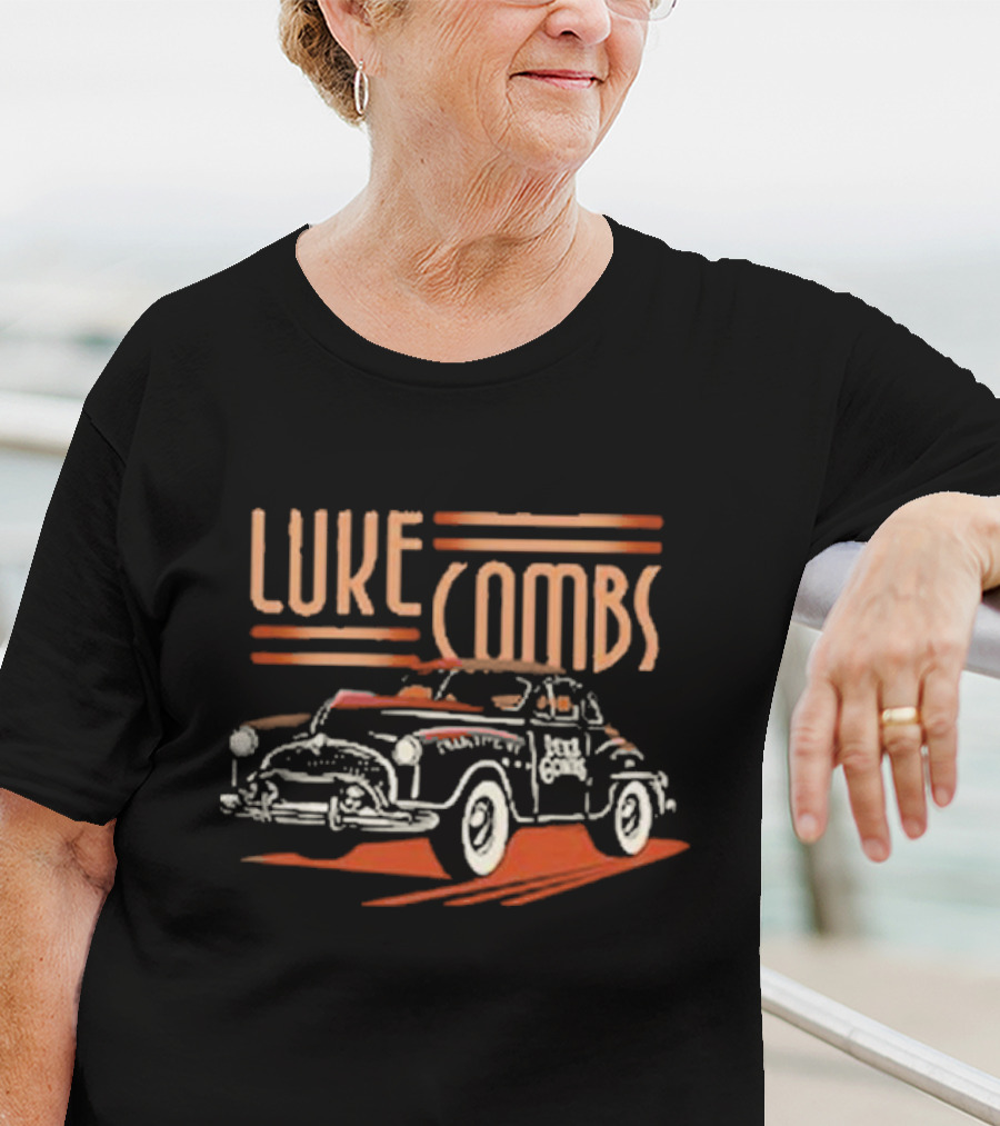 Luke Combs Bootleggers Car Music Vintage Style Classic Automobile T-Shirt