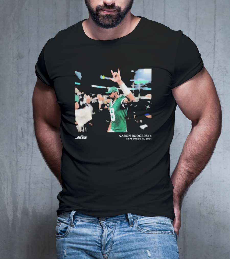 Aaron Rodgers 8 New York Jets September 19 T-Shirt