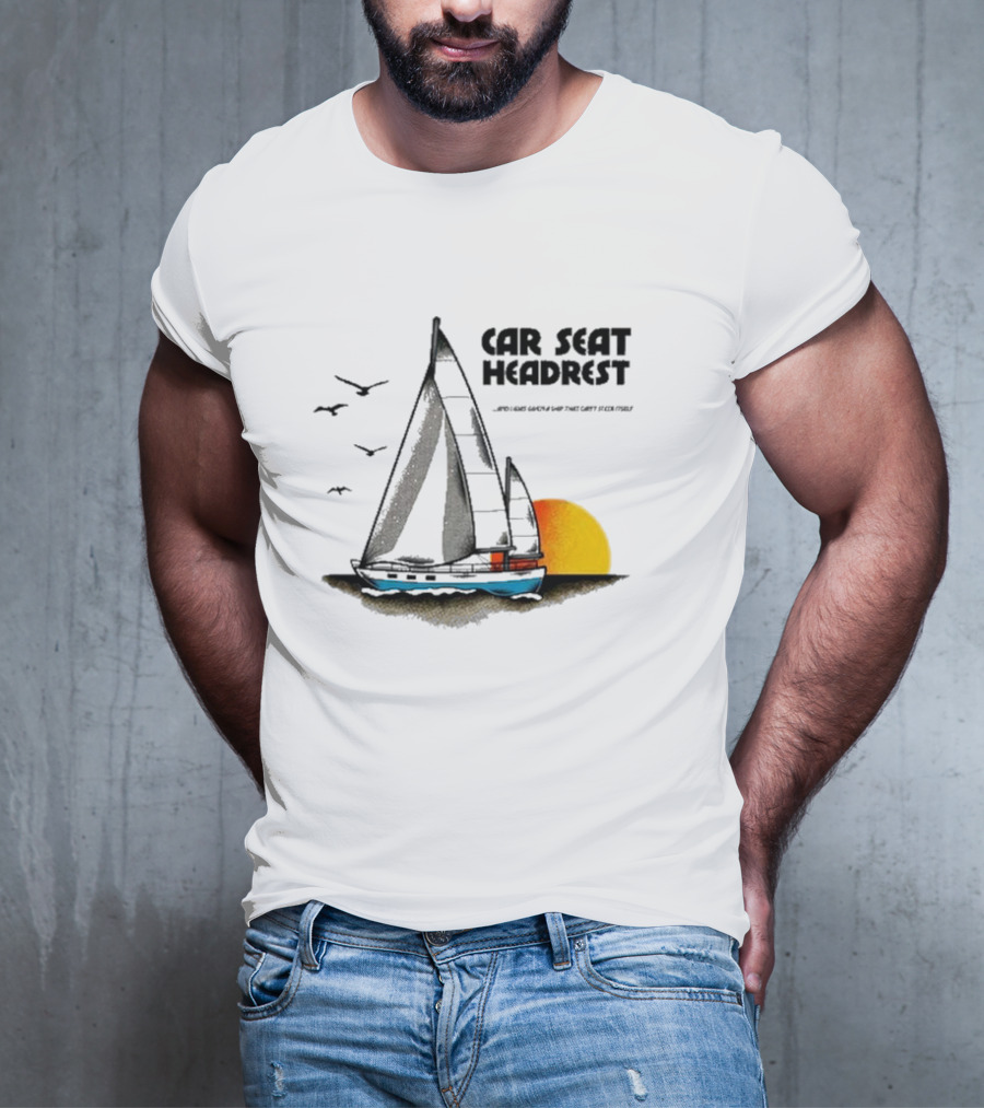 Car Seat Headrest Sunlit Sailing Adventure T-Shirt