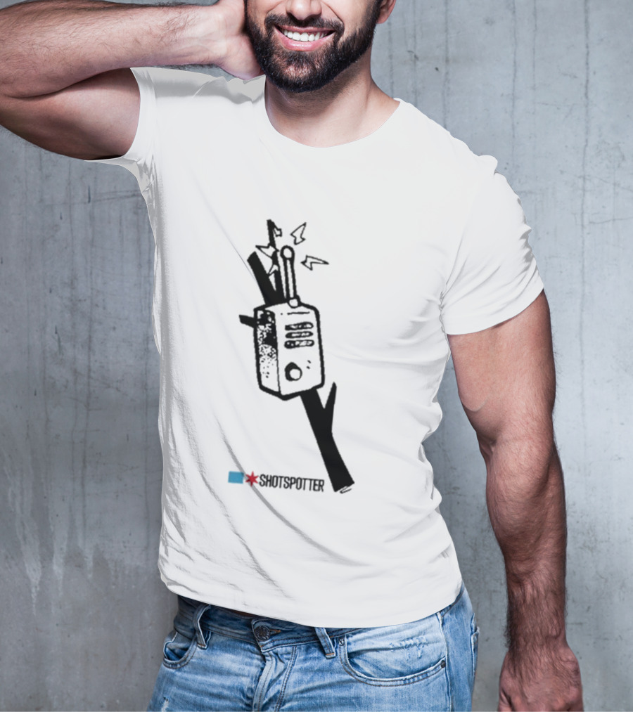 Raymond Lopez Walkie-Talkie Shotspotter Broken Signal T-Shirt