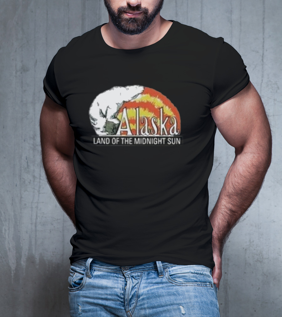 Alaska Land Of The Midnight Sun Polar Bear Arctic Anchorage Denali T-Shirt
