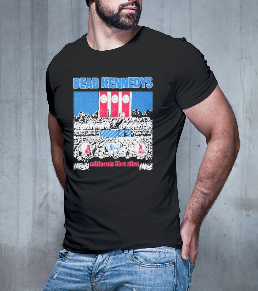 Dead Kennedys California Über Alles Smile Flags Punk T-Shirt