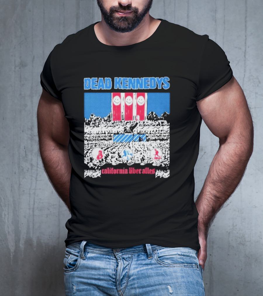Dead Kennedys California Über Alles Smile Flags Punk T-Shirt