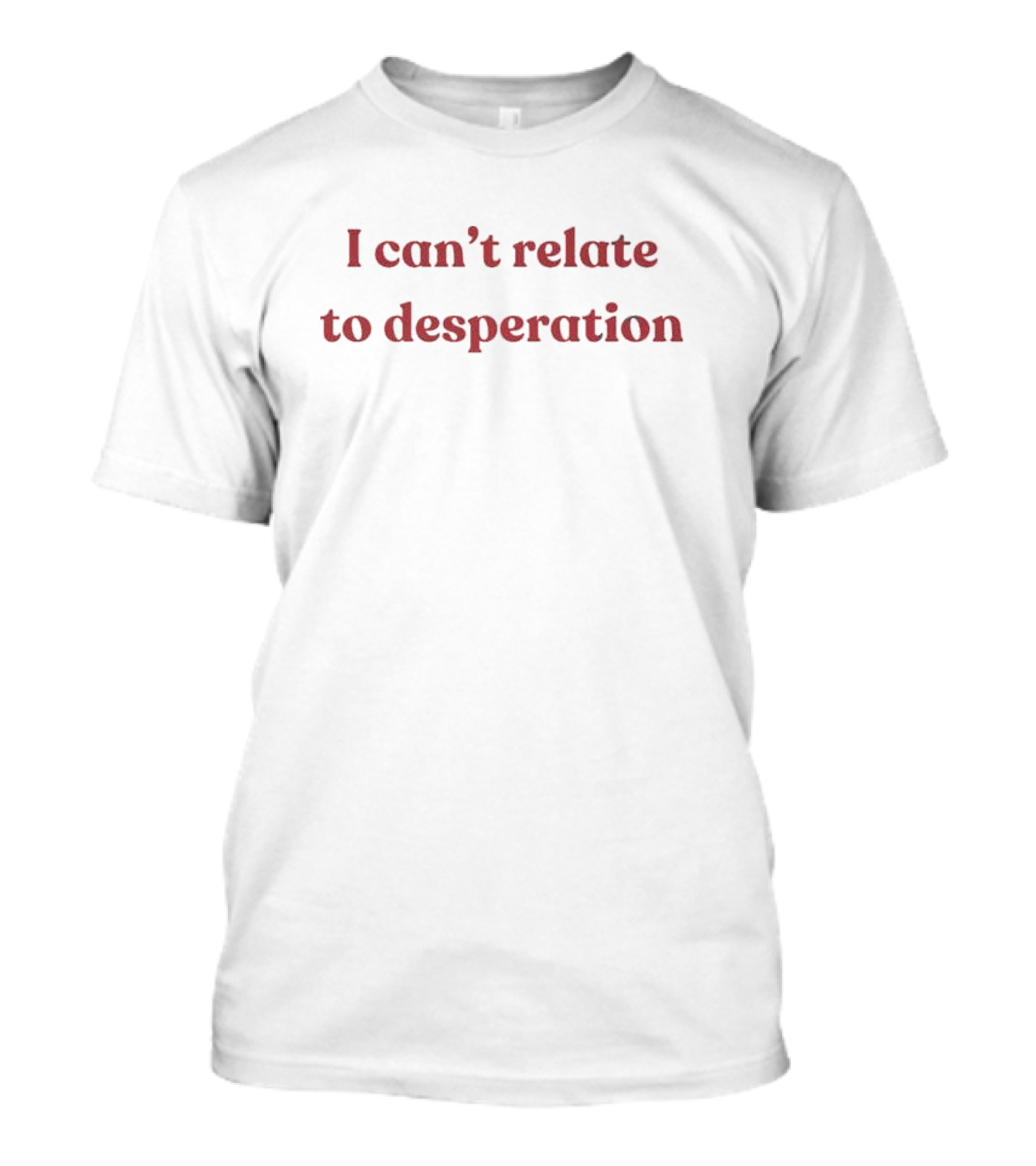 I Can't Relate To Desperation Sabrina Carpenter Coquette Soft Girl Aesthetic T-Shirt