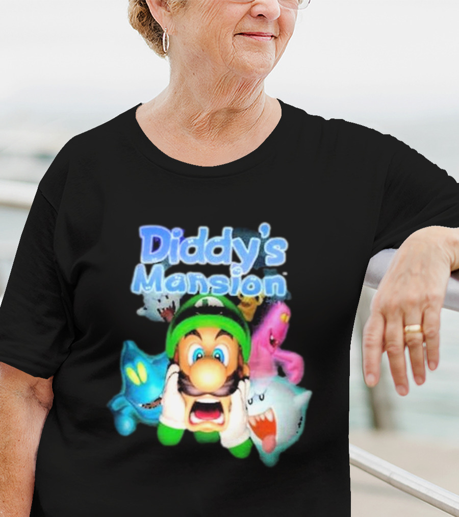 Diddy's Mansion Luigi Ghost Adventure T-Shirt