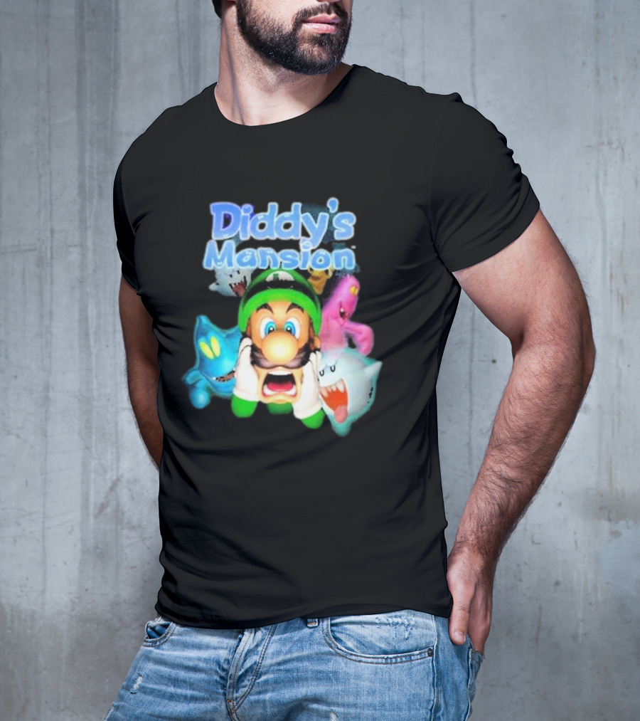 Diddy's Mansion Luigi Ghost Adventure T-Shirt