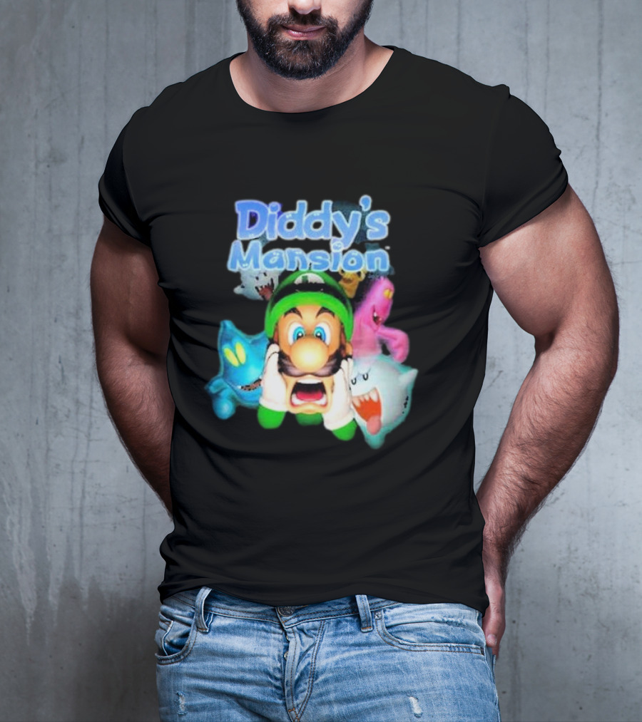 Diddy's Mansion Luigi Ghost Adventure T-Shirt