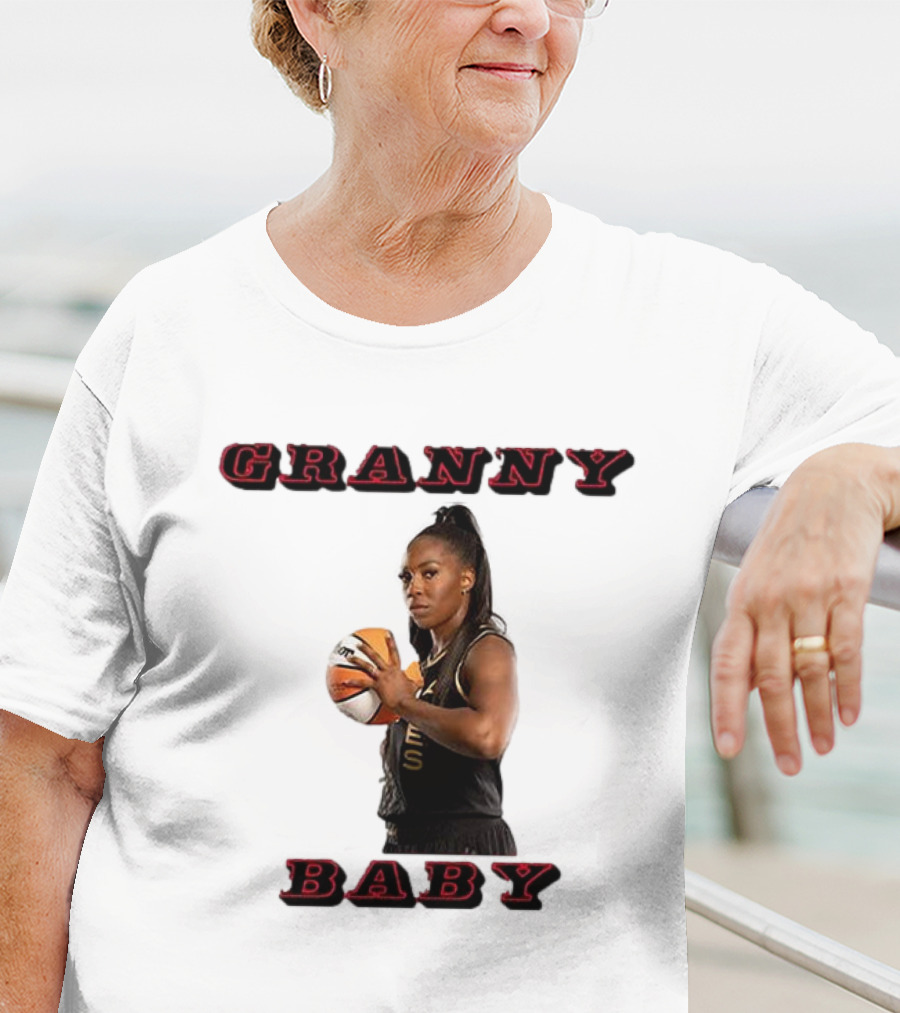 Granny Baby Basketball Player Chelsea Gray Ball Handling T-Shirt