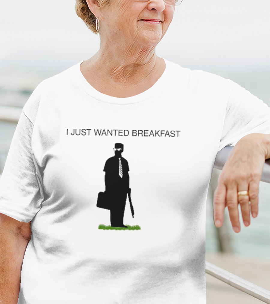 Michael Douglas I Just Wanted Breakfast Silhouette Don’t Tread On Breakfast T-Shirt