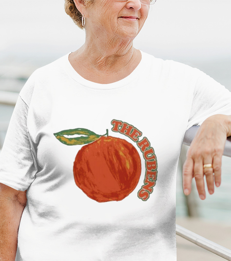 The Rubens Orange Artwork Soda T-Shirt